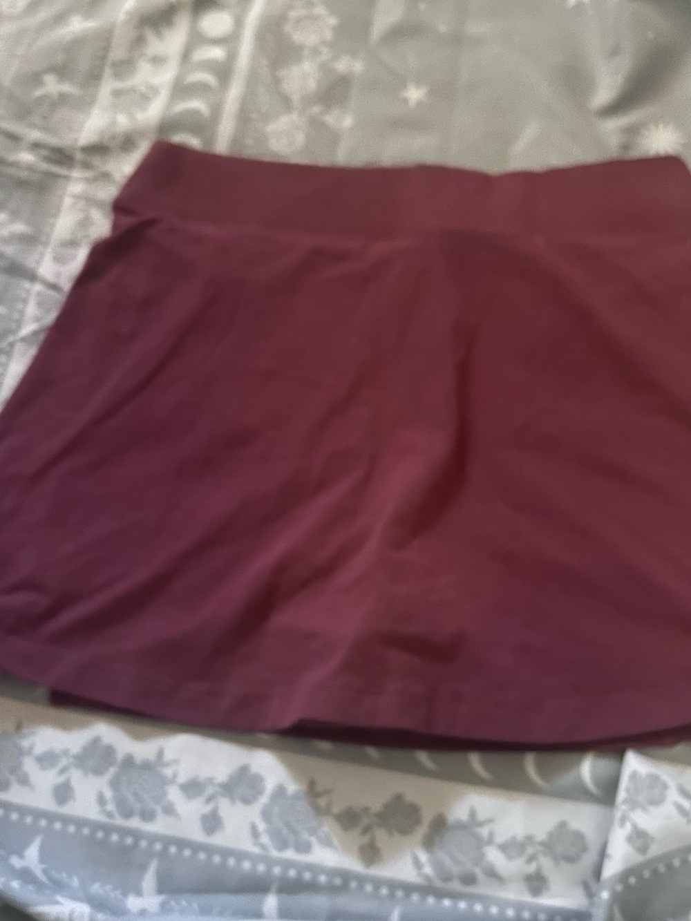 PINK Victoria's Secret Wine Circle Skater Skirt